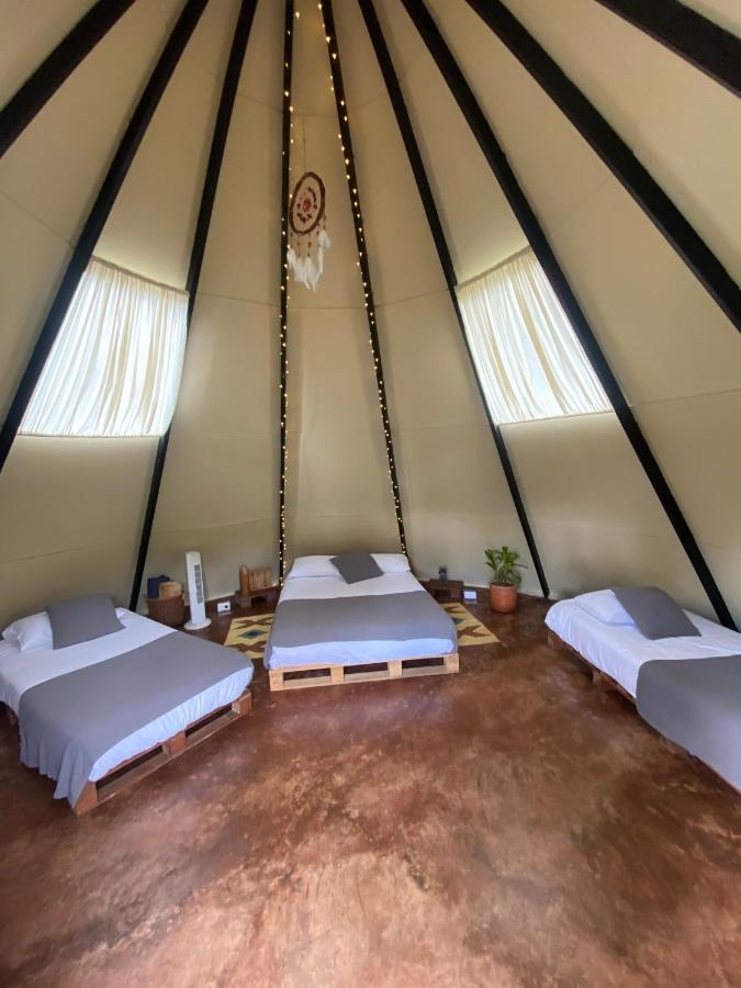 Bosque De Aventura & Glamping Refugio Del Bosque Hotell La Mesa  Exteriör bild
